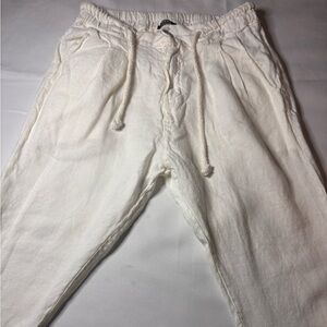 Men's Casual White Joggers